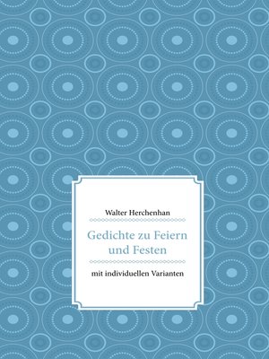 cover image of Gedichte zu Feiern und Festen